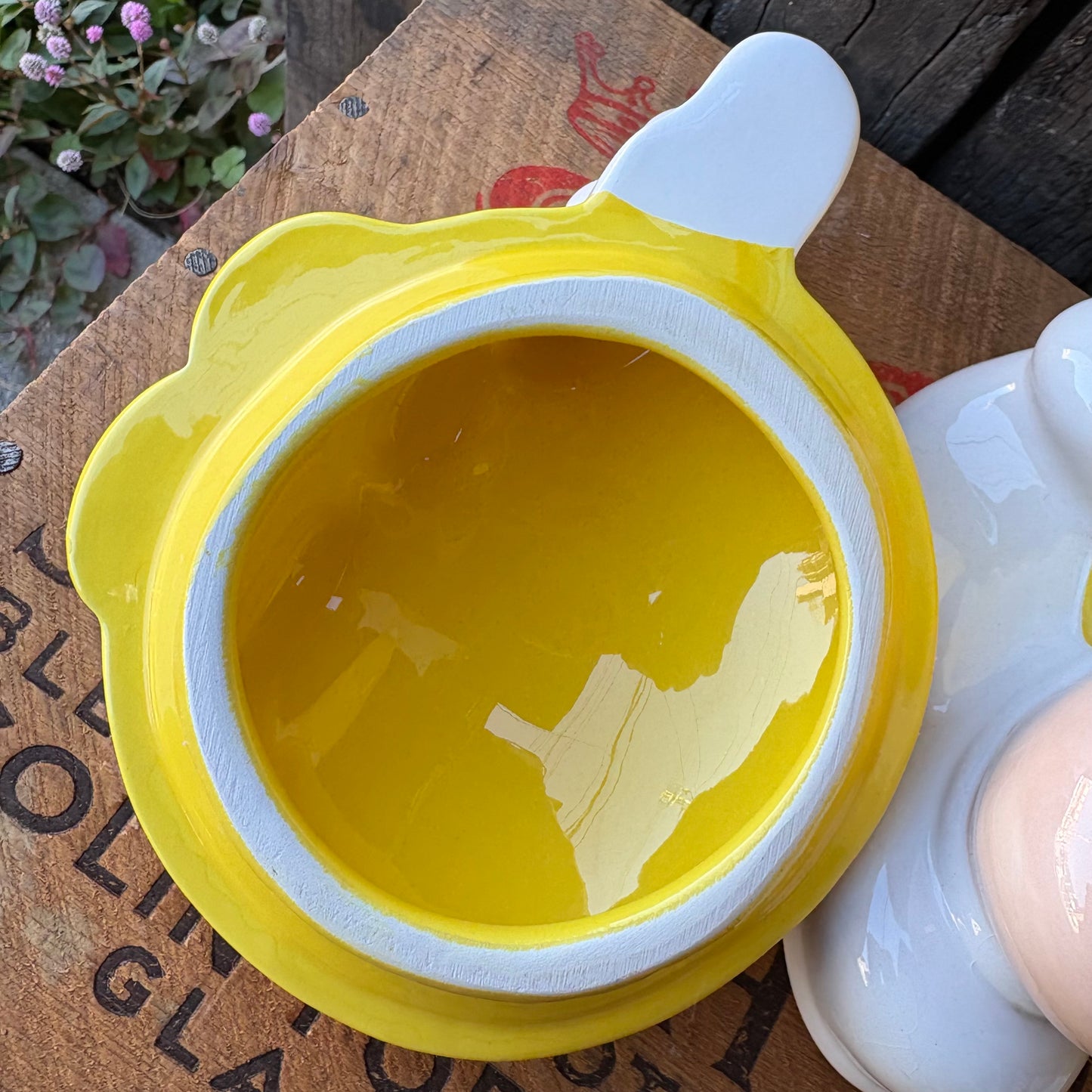 【1990s-2000s】M&M’s Yellow Ceramic Cookie Jar