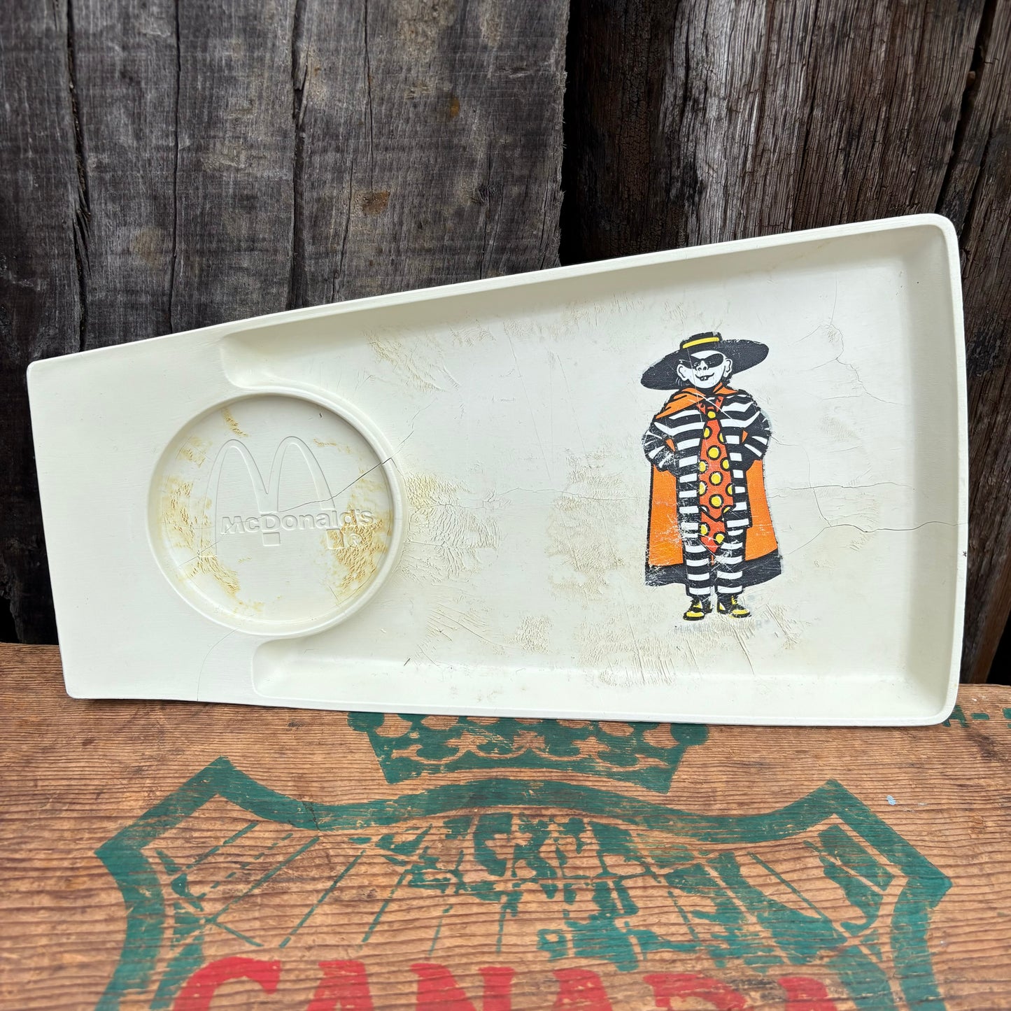 【1970s USA vintage】McDonald tray HAM-BURGLAR