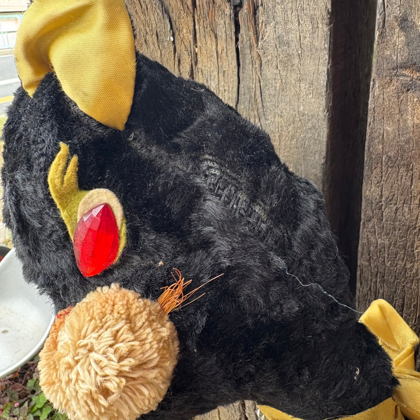 【1960s USA vintage】“Boo Boo Kitty” Black Cat Plush