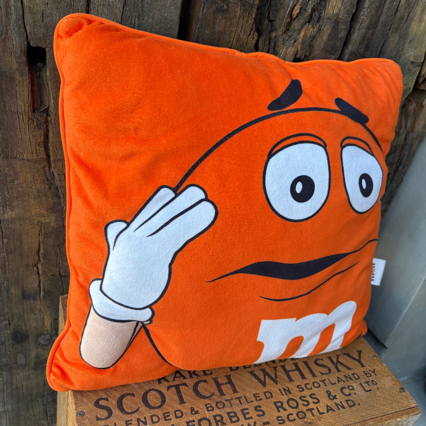 M&M’s Orange Character Cushion