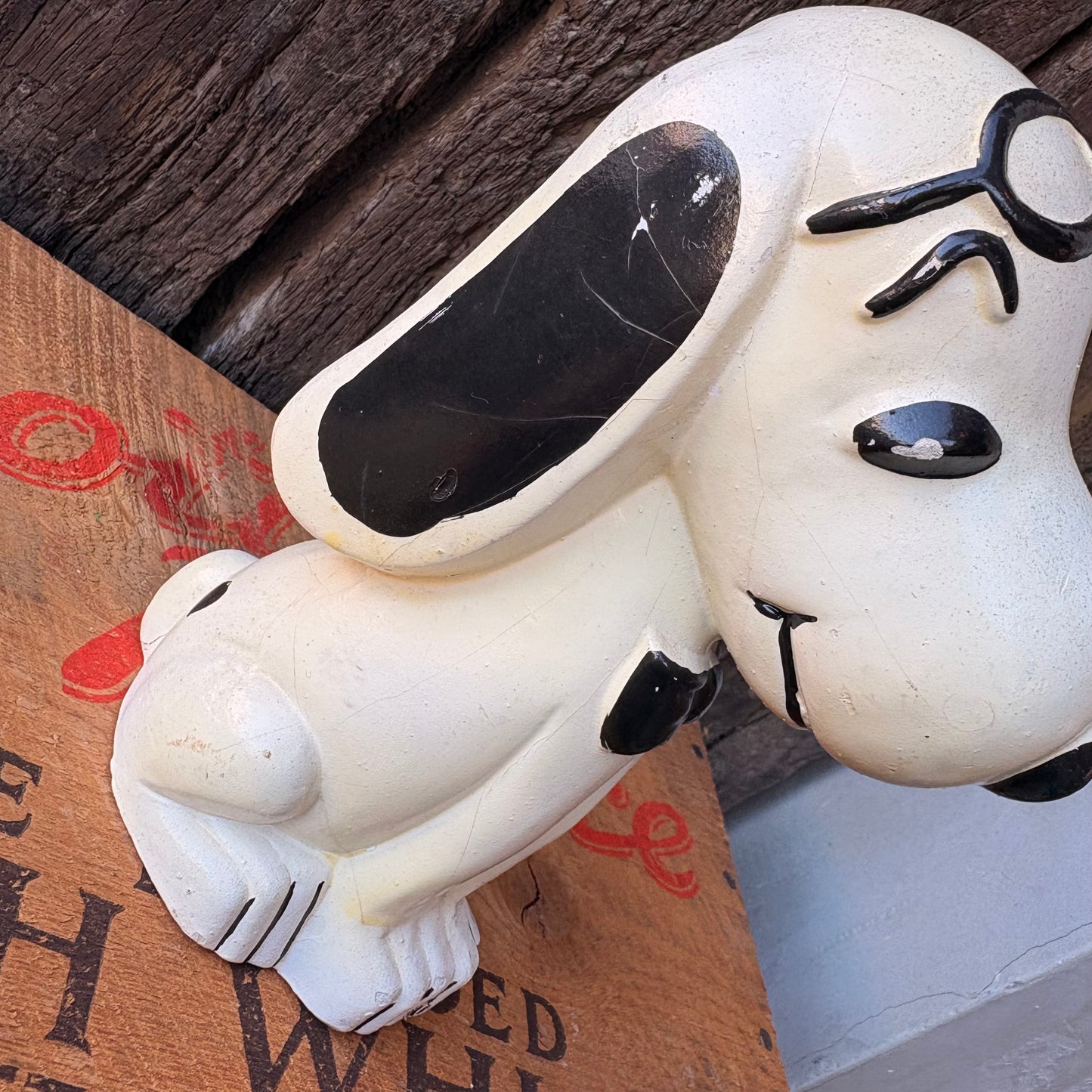 【1960s USA vintage】SNOOPY Coin Bank