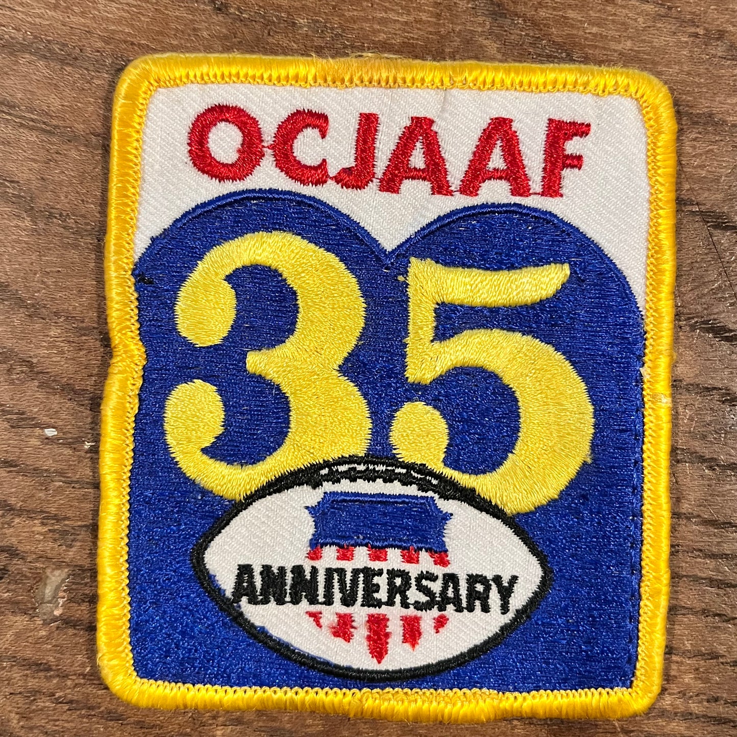 【USA vintage】ワッペン　OCJAAF 35 ANNIVERSARY