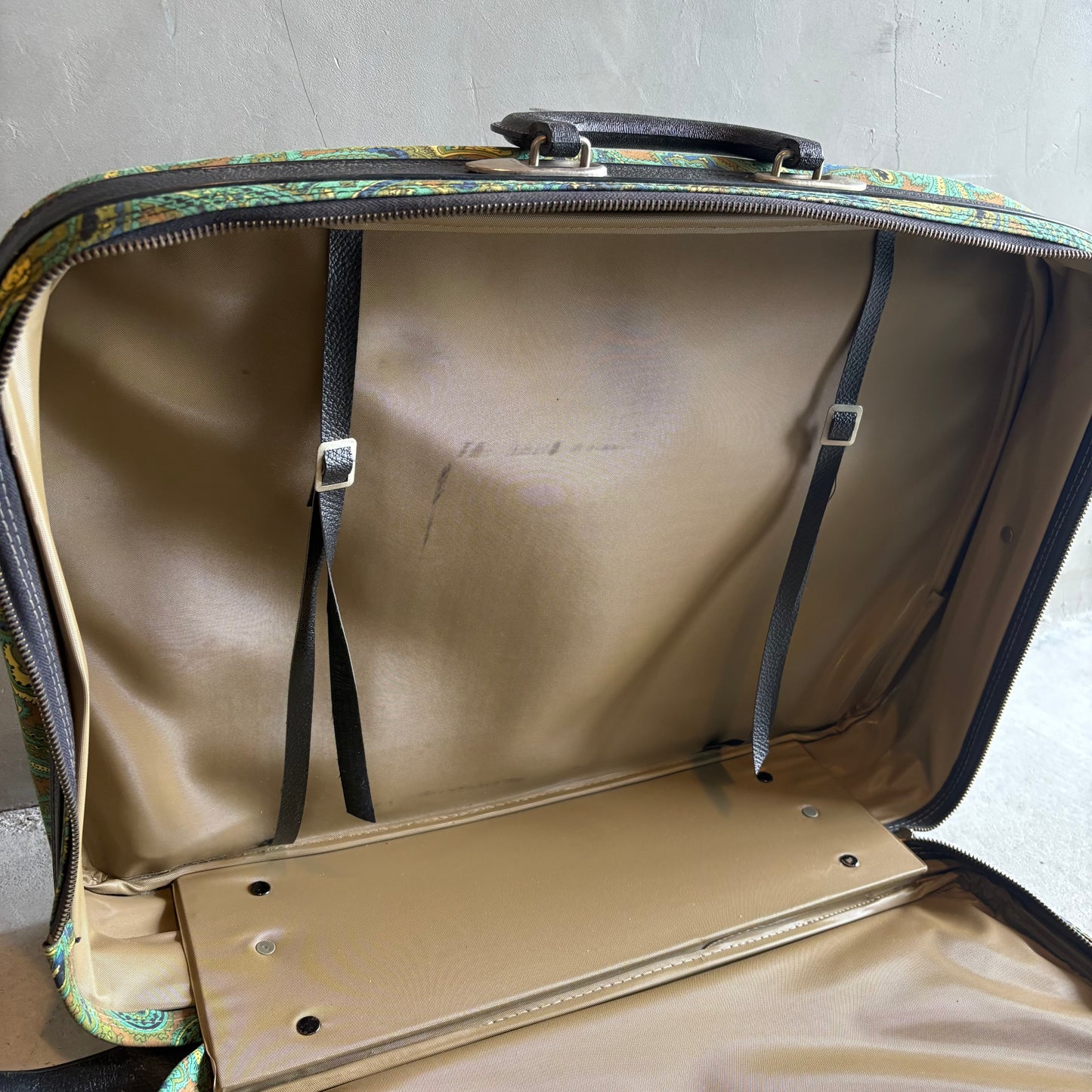 【1970s Japan vintage】Paisley Travel Bag