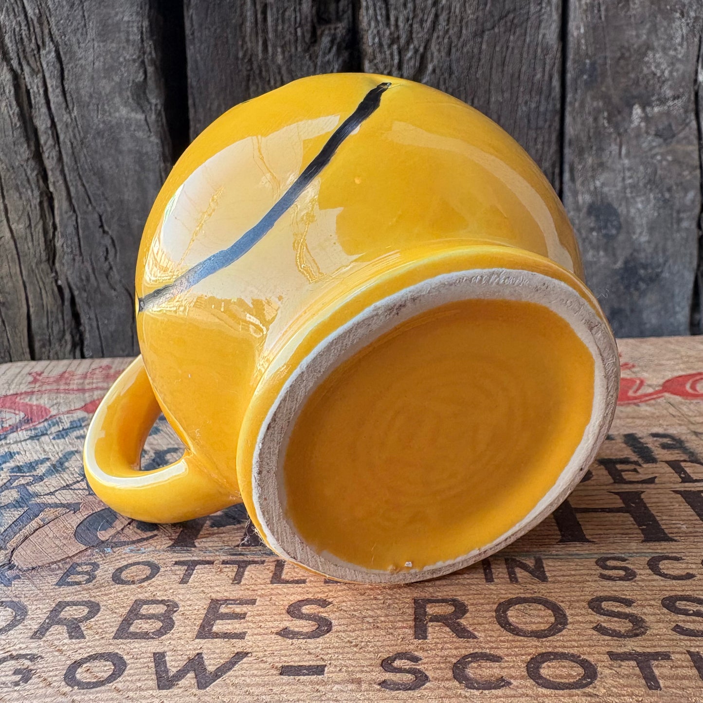 【1970s USA vintage】McCoy Smiley Face mugcup