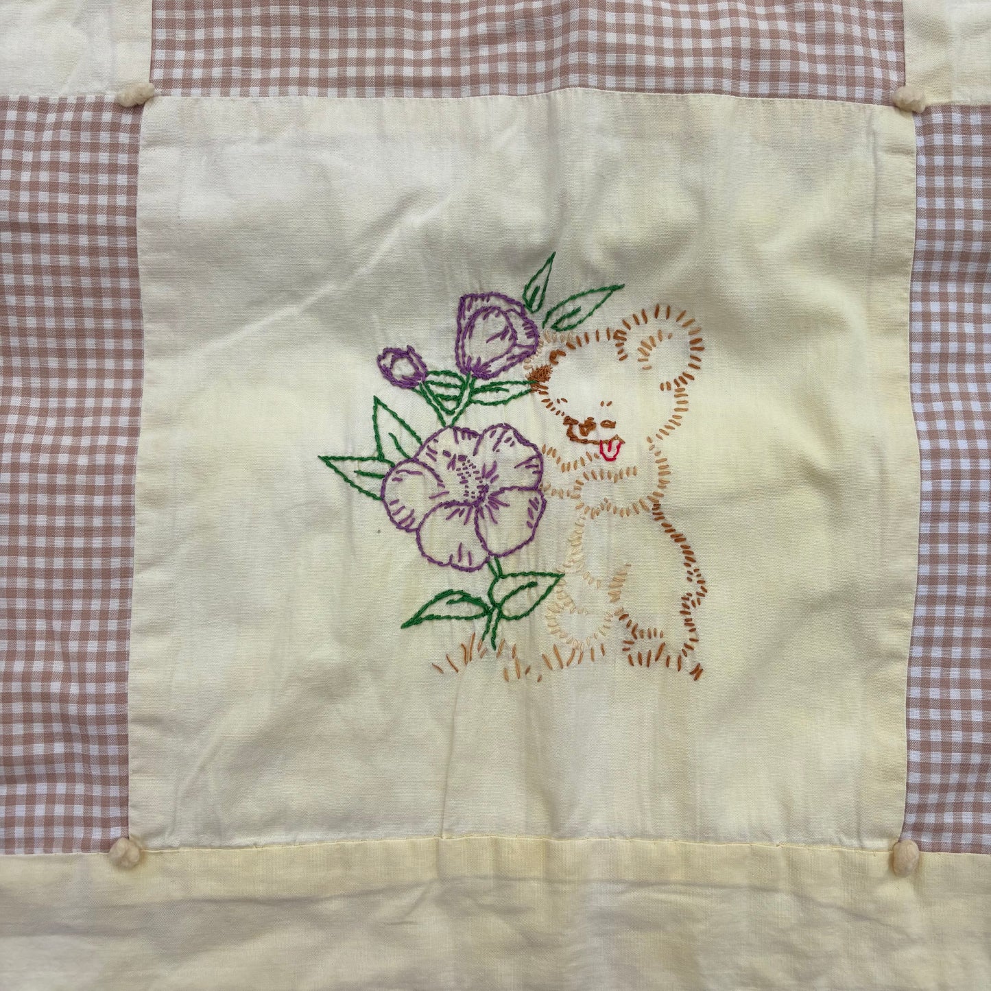 【1950s USA vintage】Baby Patchwork Quilt