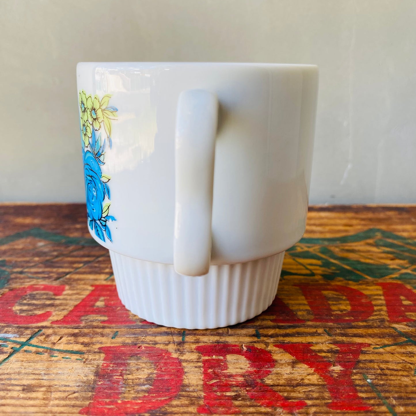 【1970s JAPAN vintage】flower mug