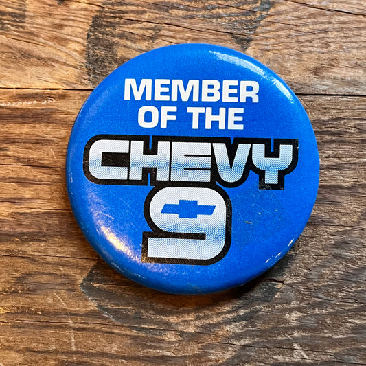 【USA vintage】缶バッジ　MEMBER OF CHEVY
