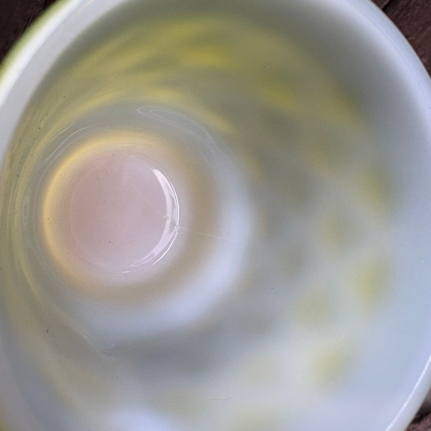 【1960s-1976 USA vintage】Fire-King Kimberley mug Green