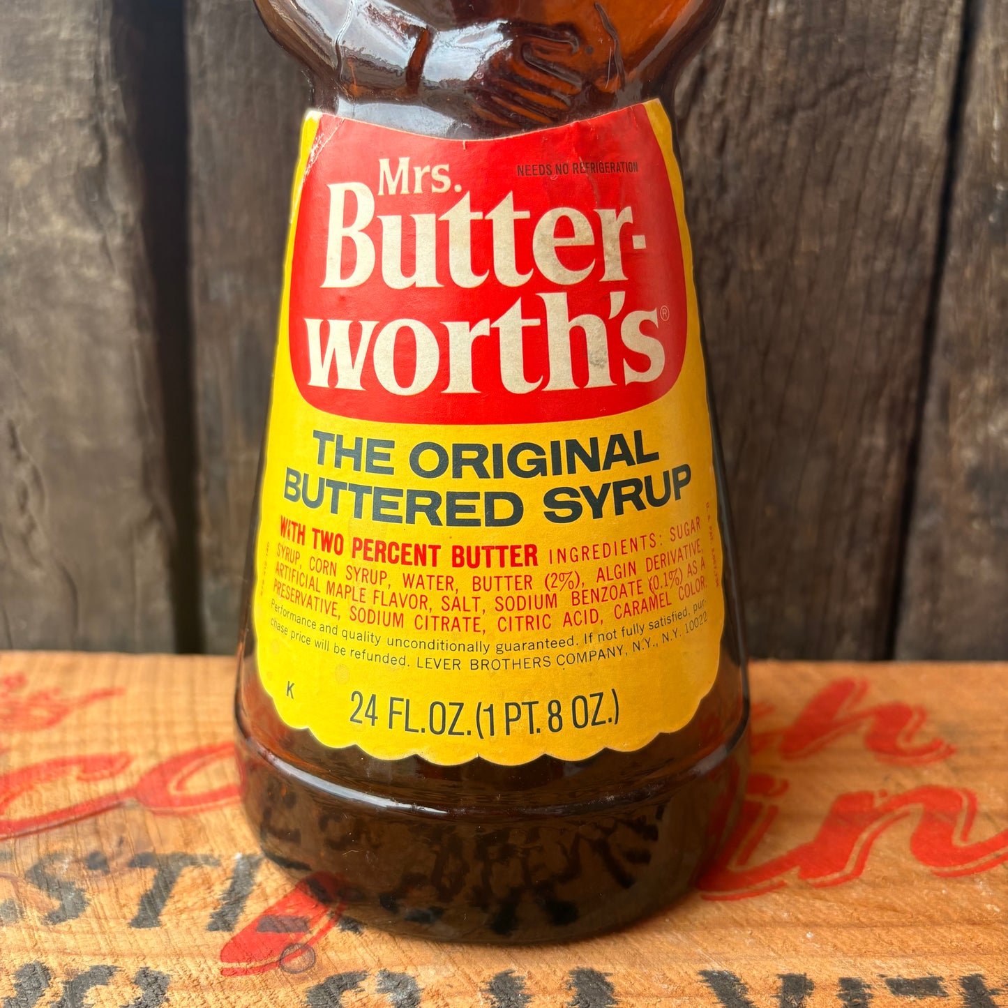 【1970s USA vintage】Mrs. Butter worth’s syrup bottle