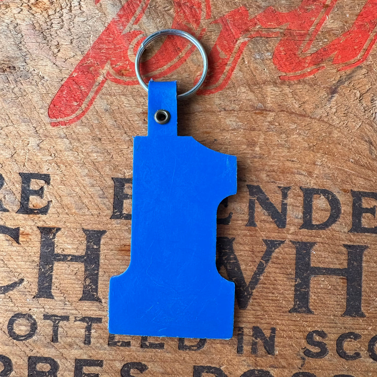 【1970s USA vintage】Advertising Key Ring LAKE MURRAY PLASTICS, INC.