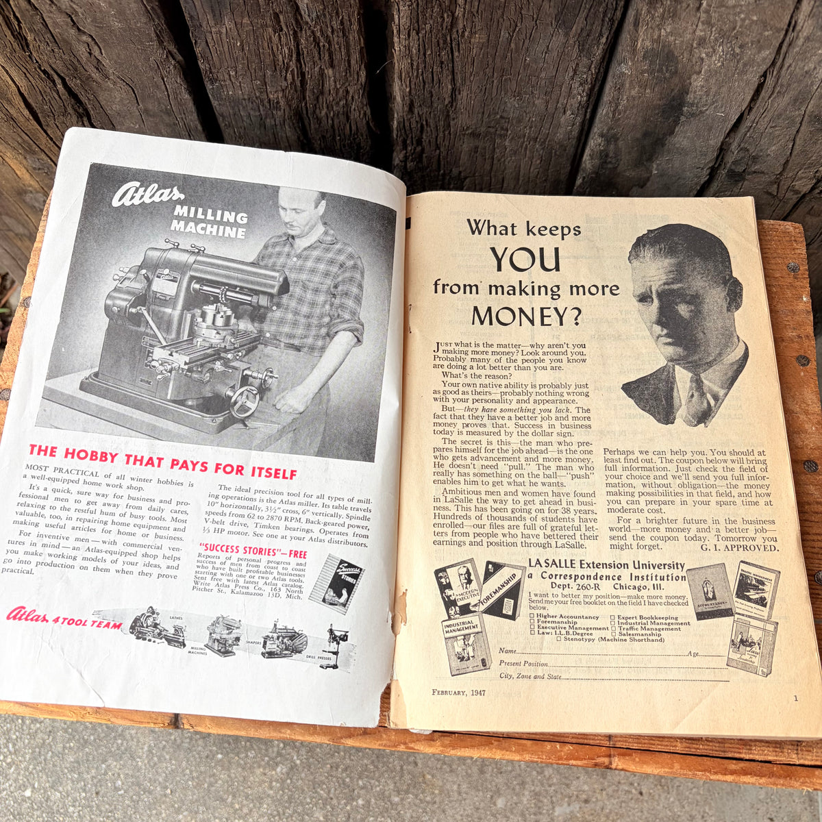 【1940s USA vintage】SCIENCE and MECHANICS FEBRUARY 1947