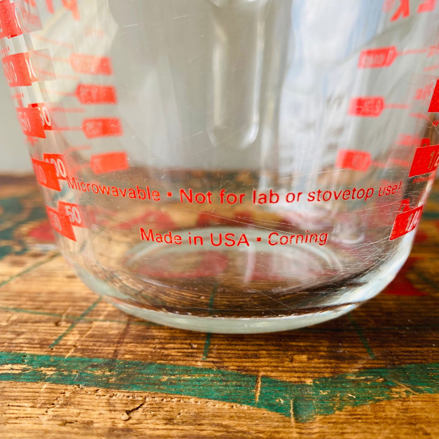 【1985-1990 USA vintage】 OLD PYREX measuring cup