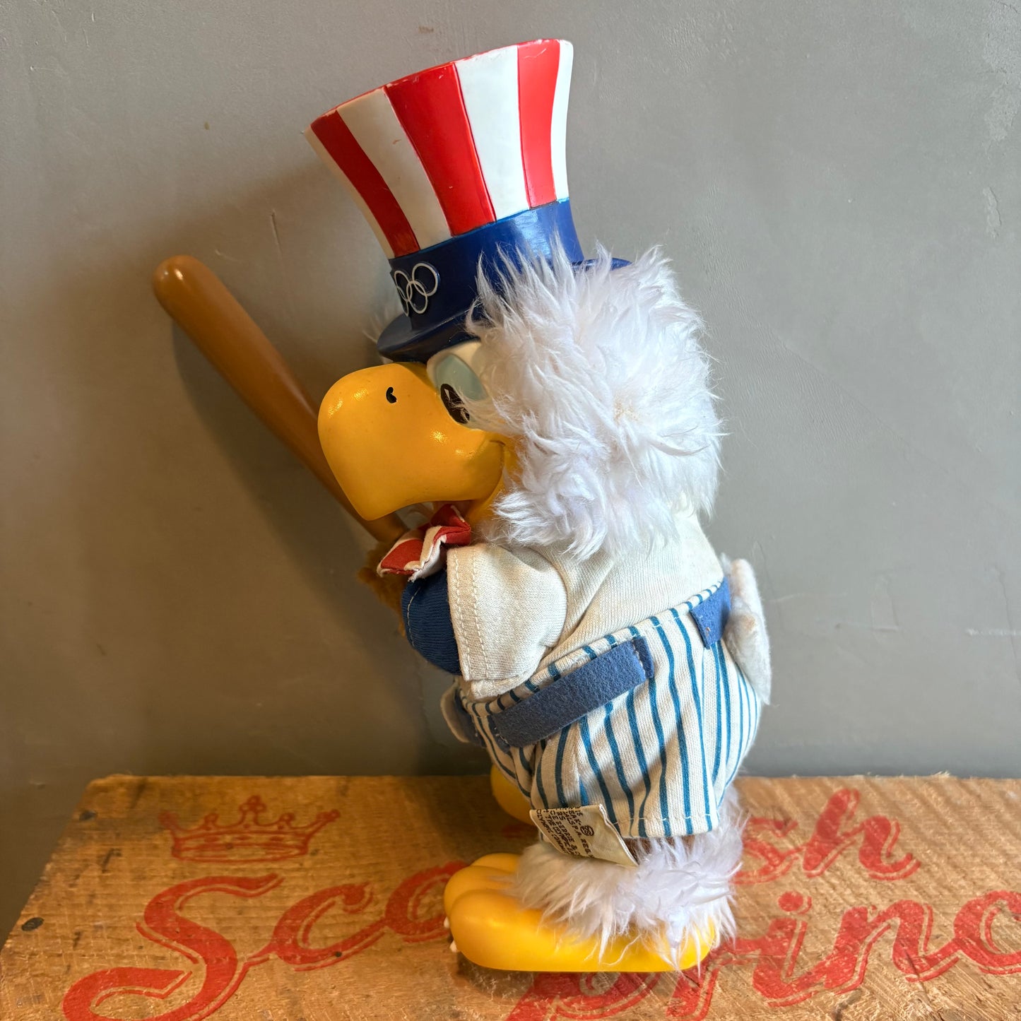 【1980s USA vintage】 LA Olympic “Eagle Sam” Plush Doll