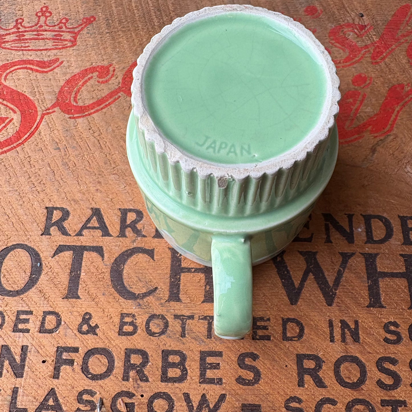 【1970s JAPAN Vintage】mugcup Green