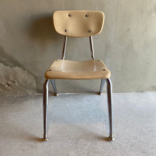 【USA vintage 】VIRCO kids chair white S