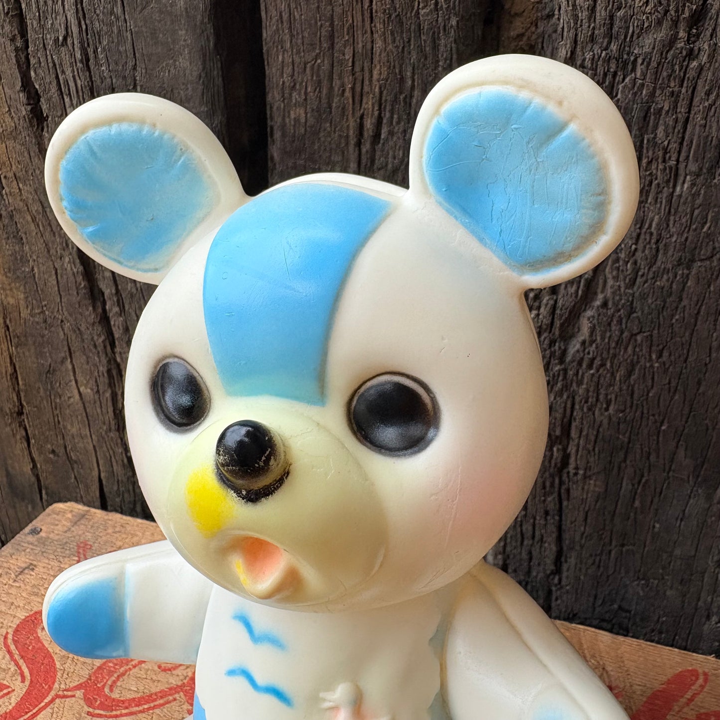 【1960s USA vintage】SANITOY Bear Toy
