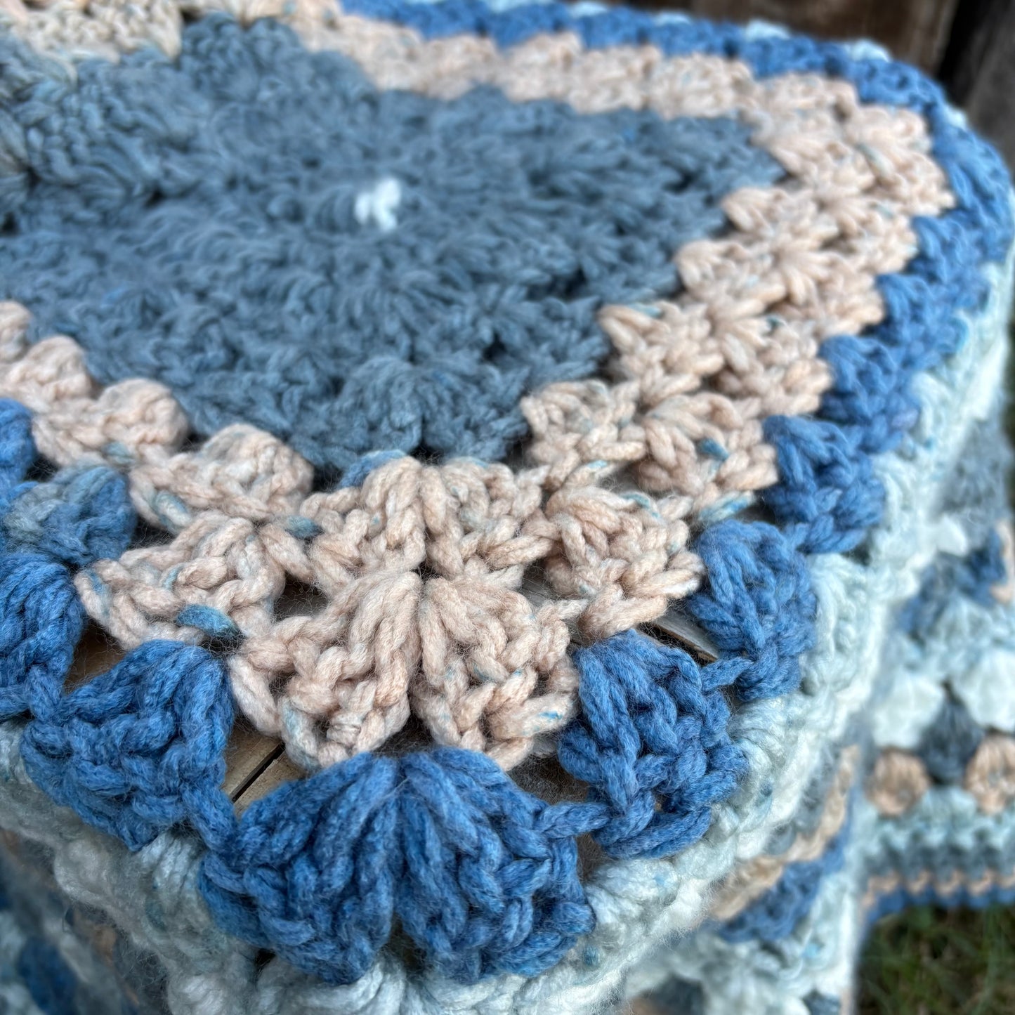 【 USA vintage】granny blanket