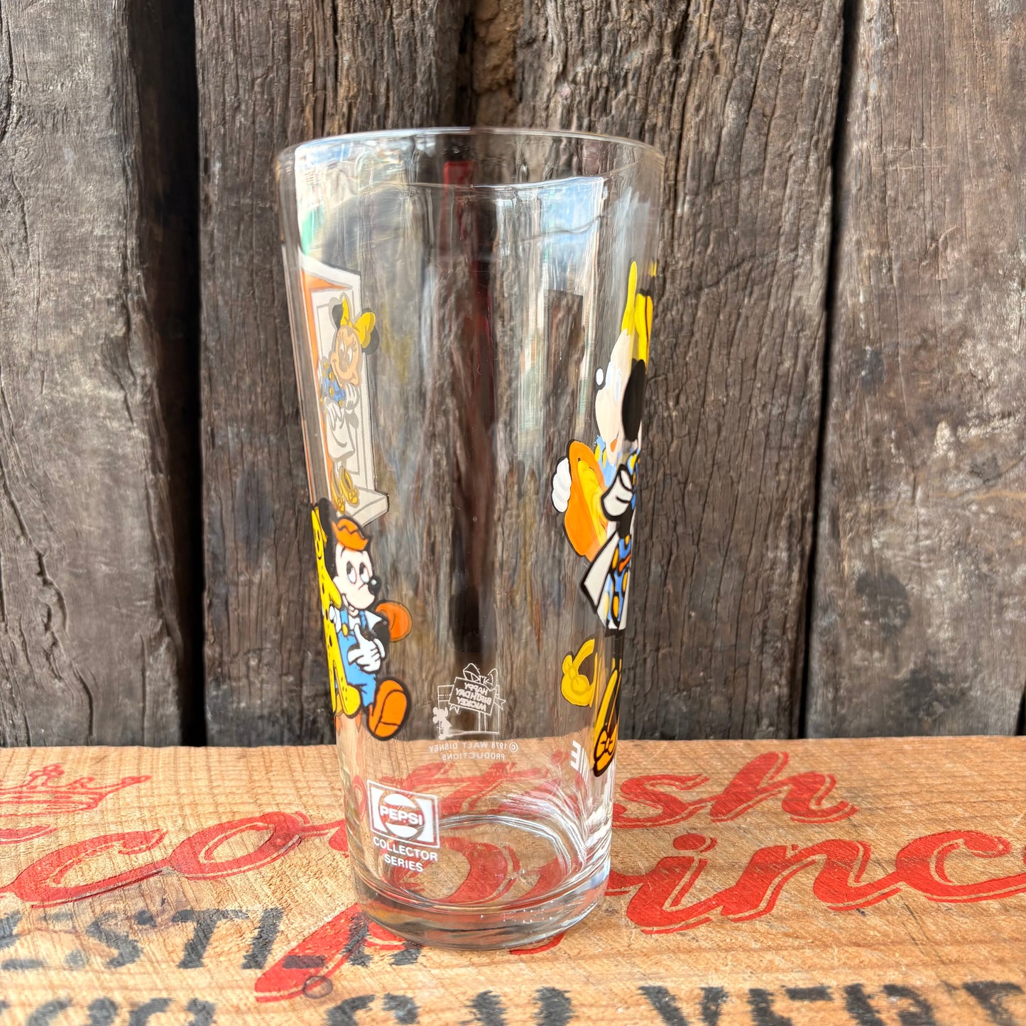 【1970s USA vintage】PEPSI Collector Series Disney Minnie Glass