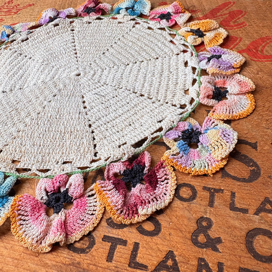 【USA vintage】 lace doily