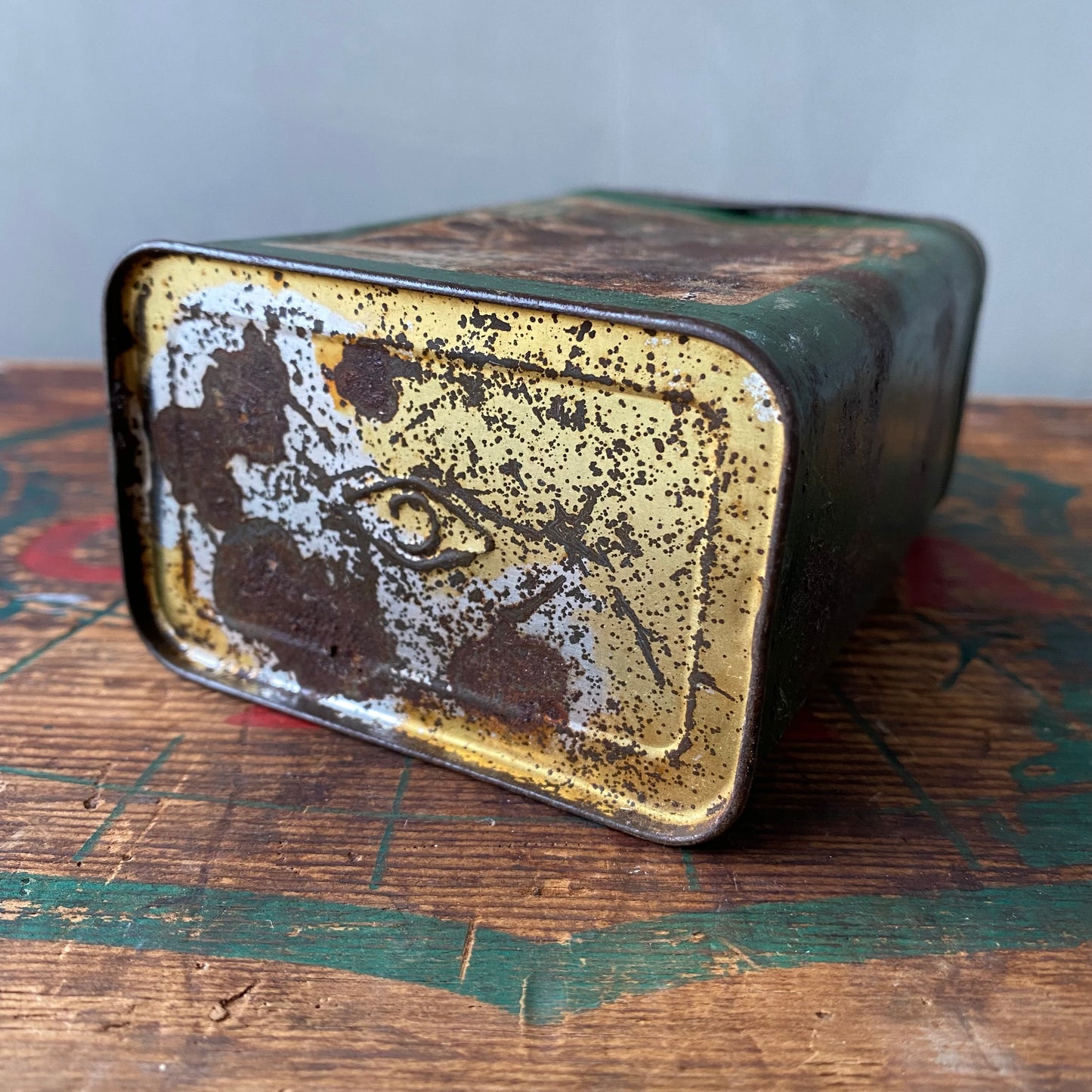 【1940s USA vintage】tin can POLISH CLOTH