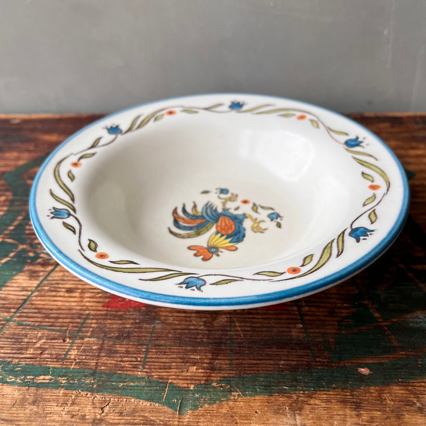 【USA vintage】Metlox Poppytrail California ROOSTER Small Plate