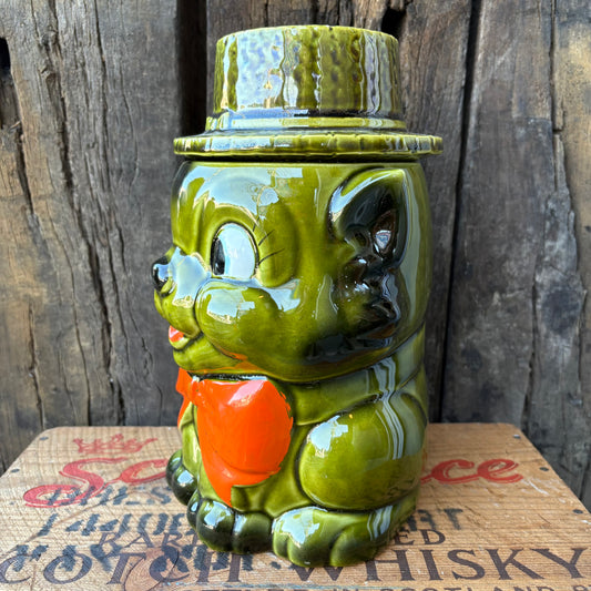 【1950s JAPAN vintage】Ceramic Cookie Jar
