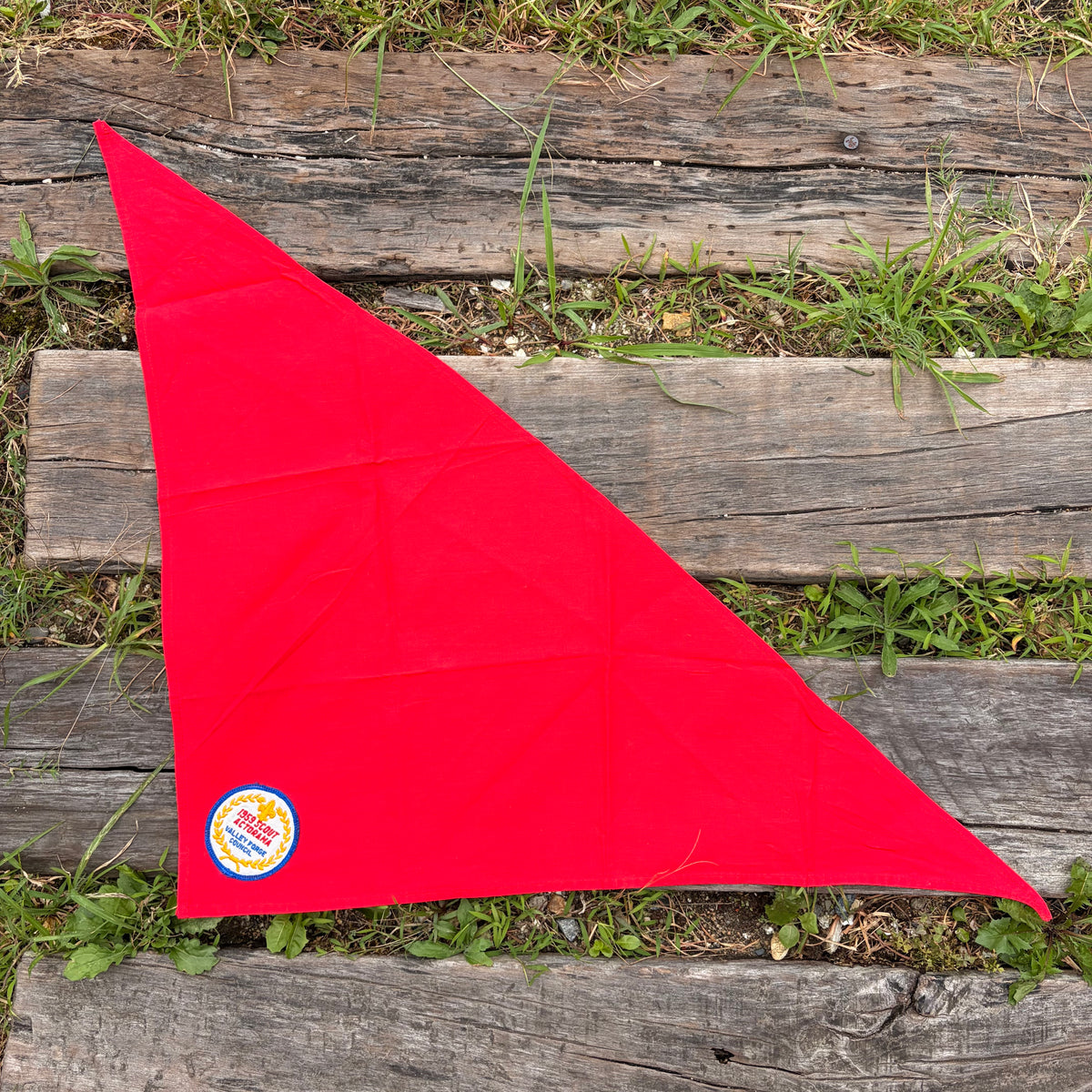 【1950s USA vintage】VALLEY FORGE COUNCIL 1959 SCOUT VICTORAMA Boy Scout Neckerchief