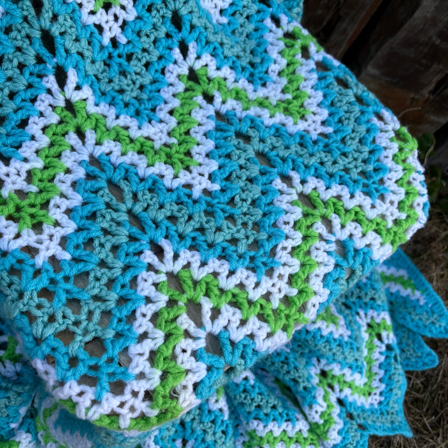 【USA vintage】granny blanket