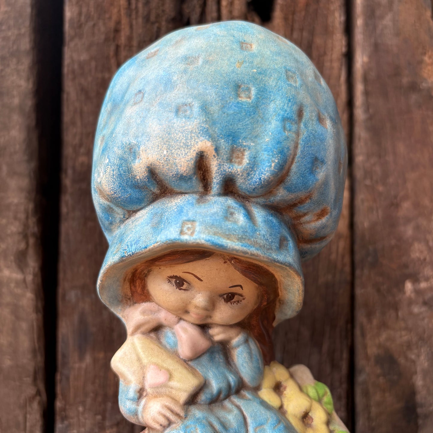 【1970s USA vintage】Sunbonnet Sue Ceramic Figurine