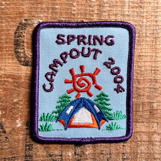 【USA vintage】ワッペン　SPRING CAMPOUT