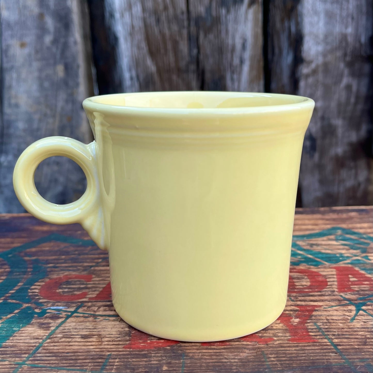 【USA vintage】Fiesta Mug Cup yellow