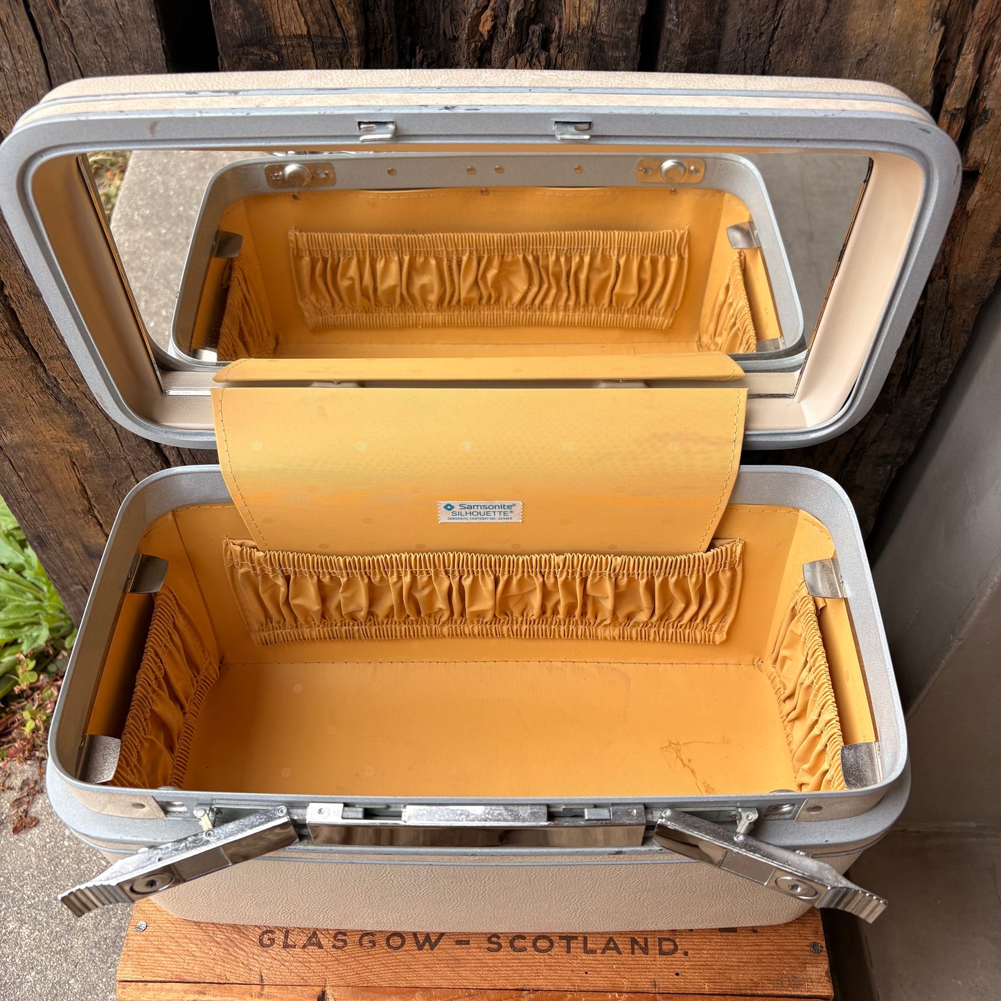 【1960s USA vintage】Samsonite Train Case