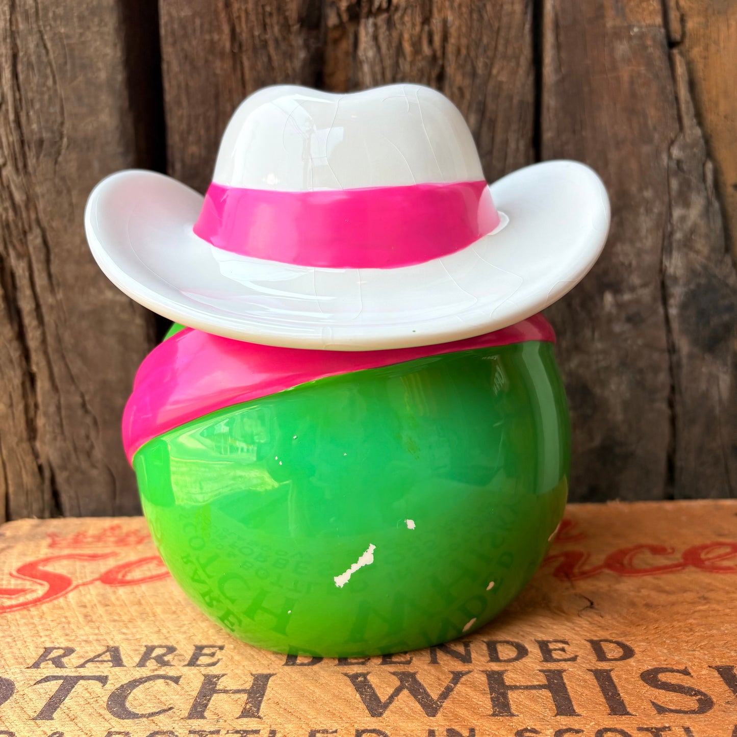 【2000s USA】 m&m’s Green Girl Ceramic Cookie Jar