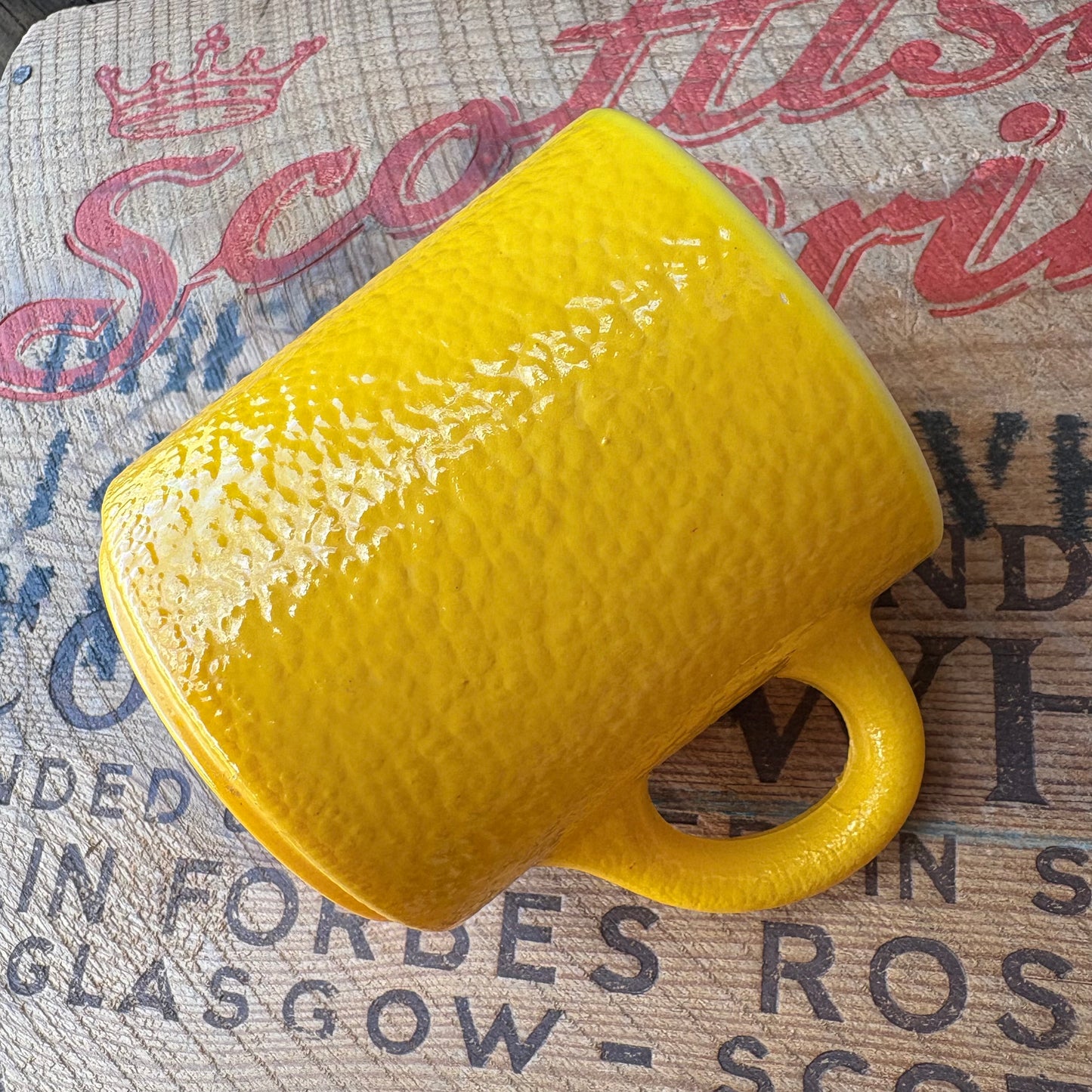 【USA vintage】Hazel Atlas Orange Peel Mug