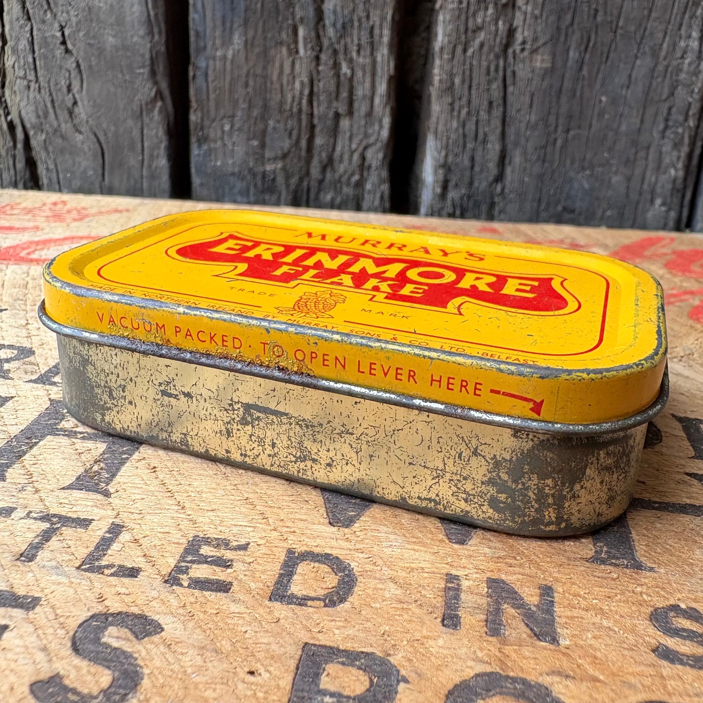 【1950s vintage】Erinmore Flake can