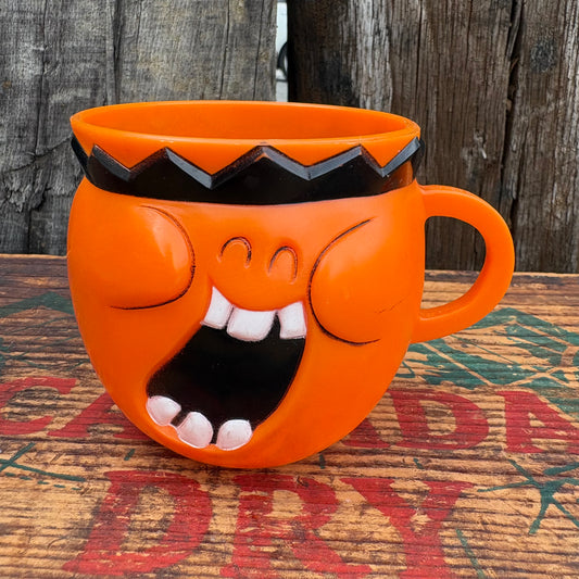 【1970 USA vintage】FunnyFace mug cup Jolly Olly