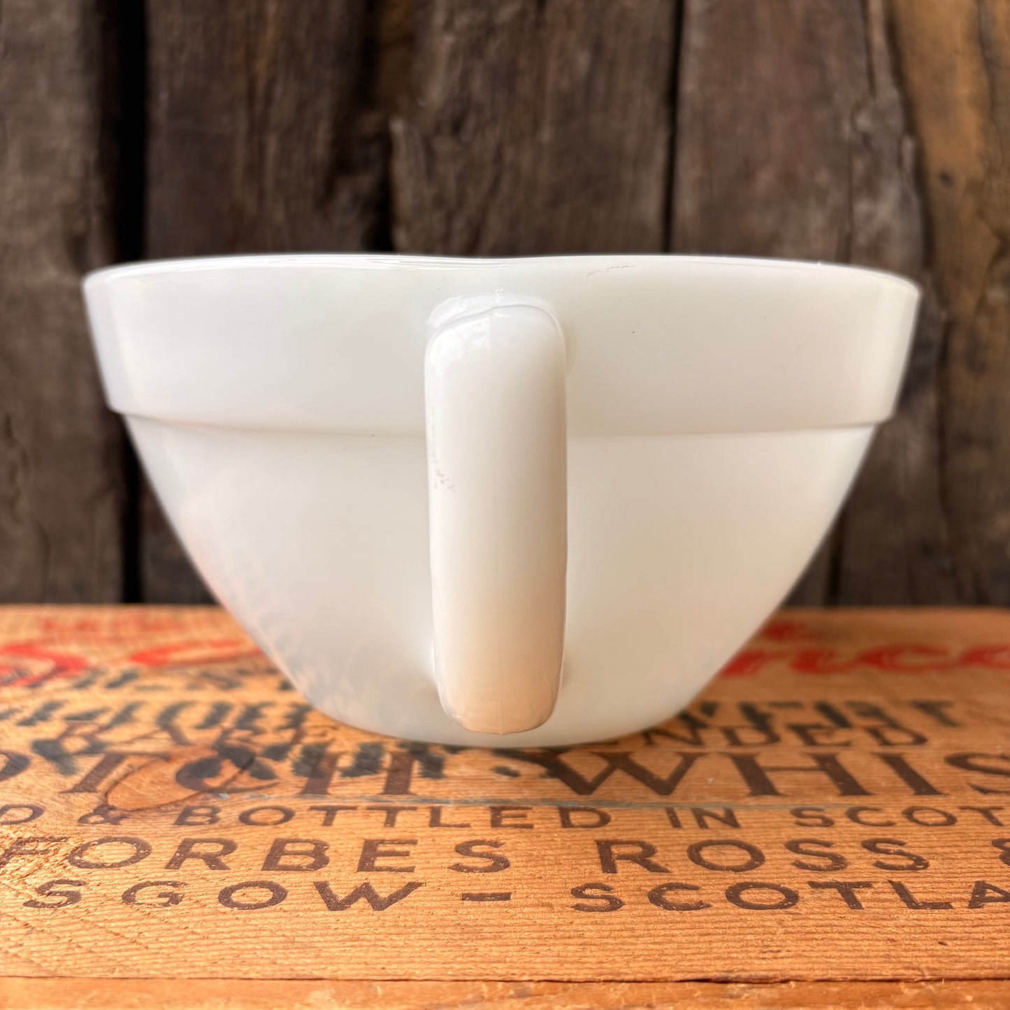 【1950s-60s USA vintage】Fire-King OVEN Ware Mixing Bowl Butter Bowl Milk Glass