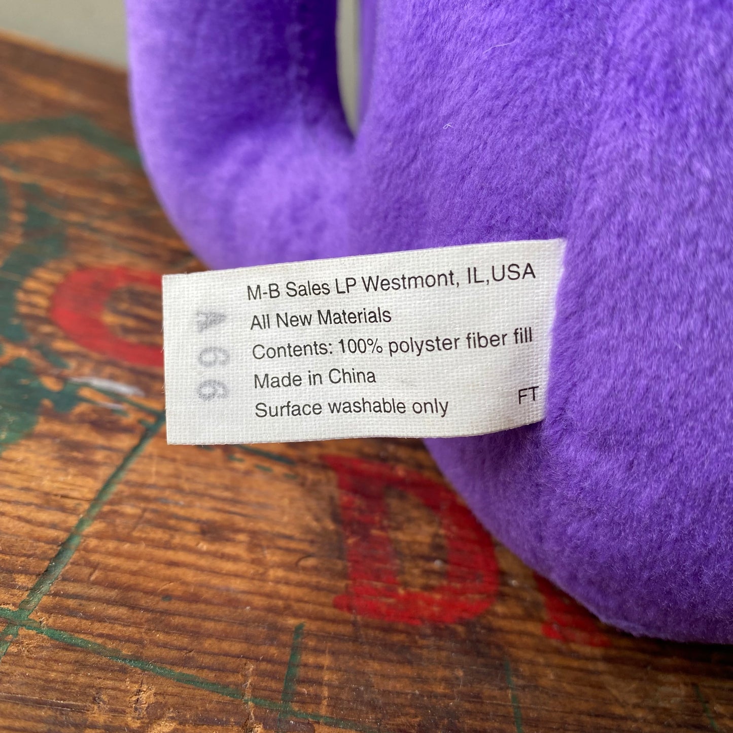 【1997】McDonald GRIMACE plush doll