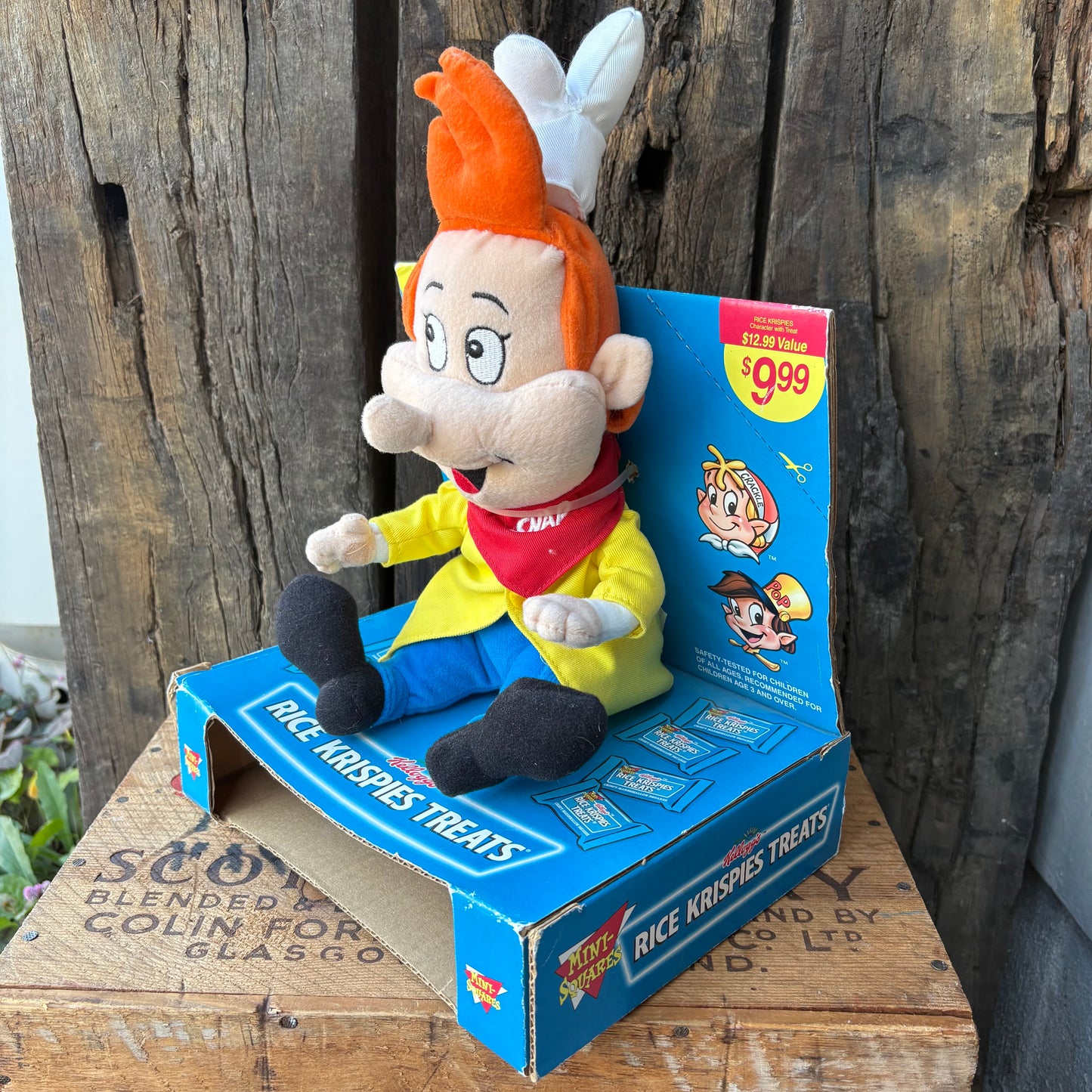 【1990s USA vintage】Kellogg’s Plush Toy SNAP