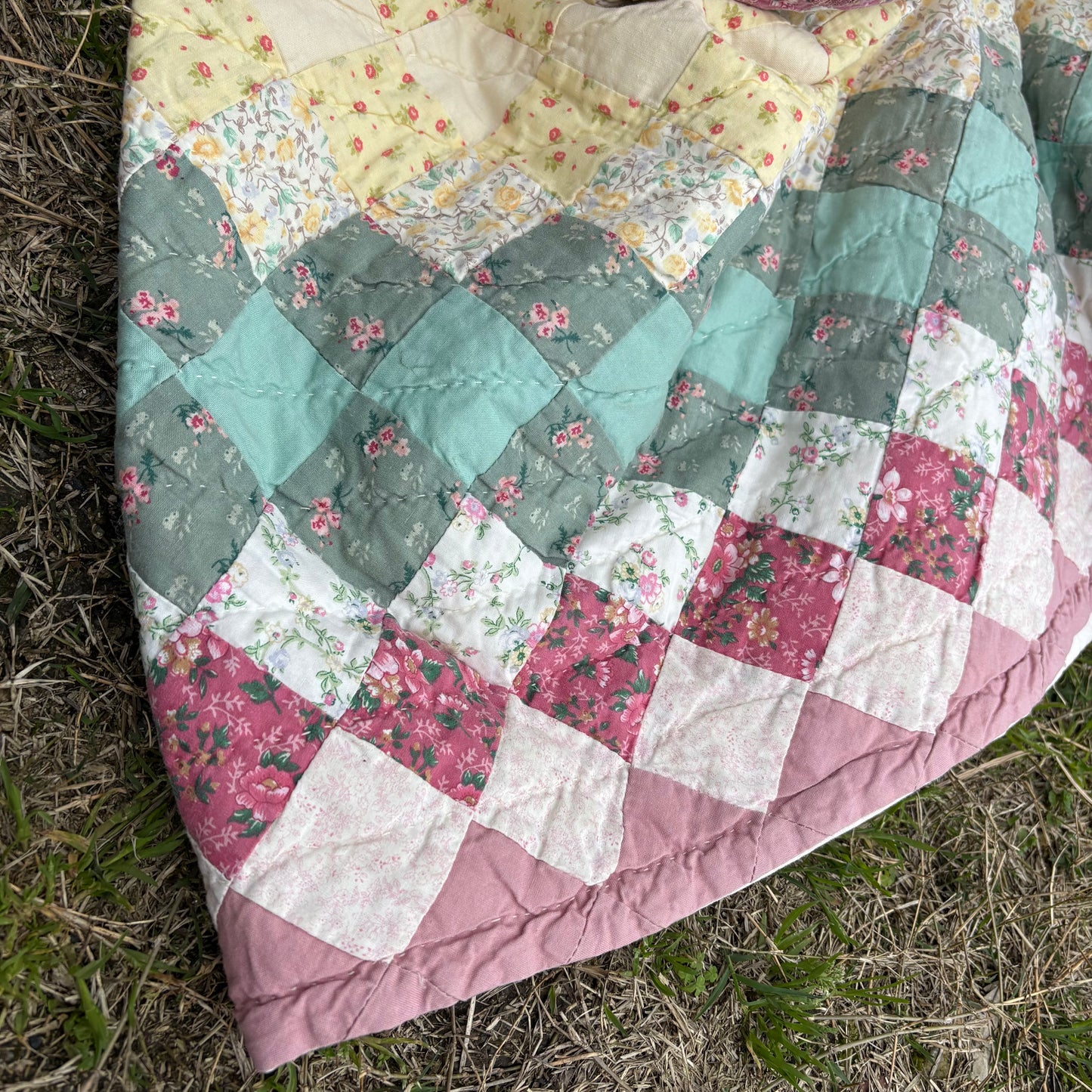 【USA antique】Patchwork Quilt