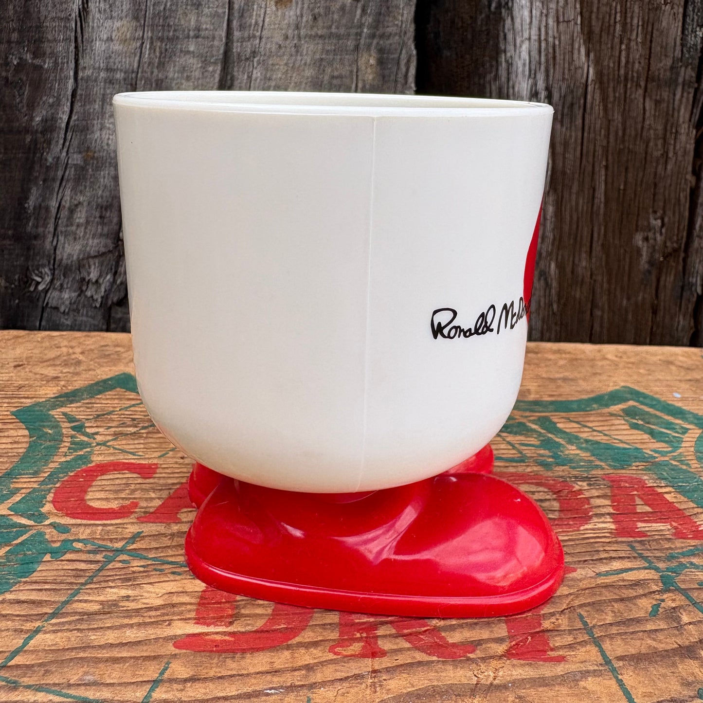 【1980s vintage】McDonald plastics cup  RNALD McDONALD