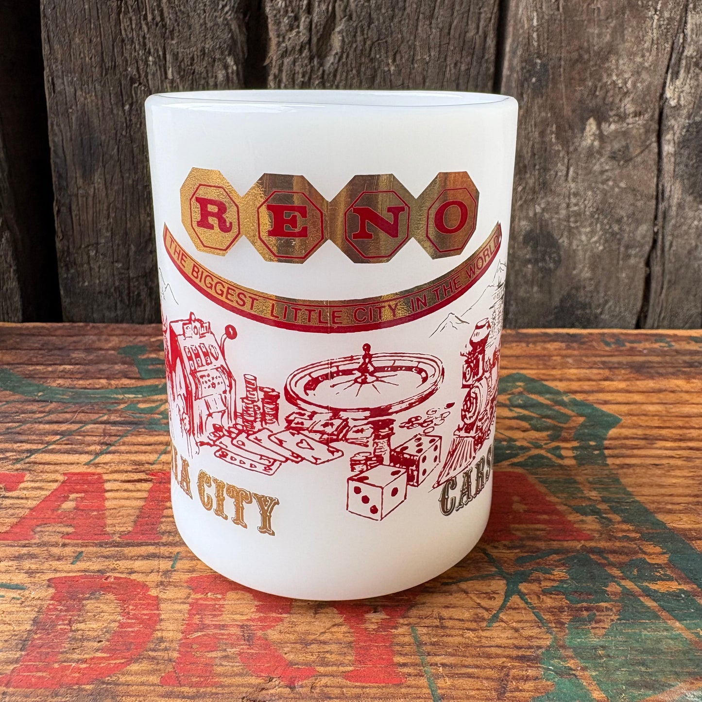 【USA vintage】 FEDERAL continental mug RENO