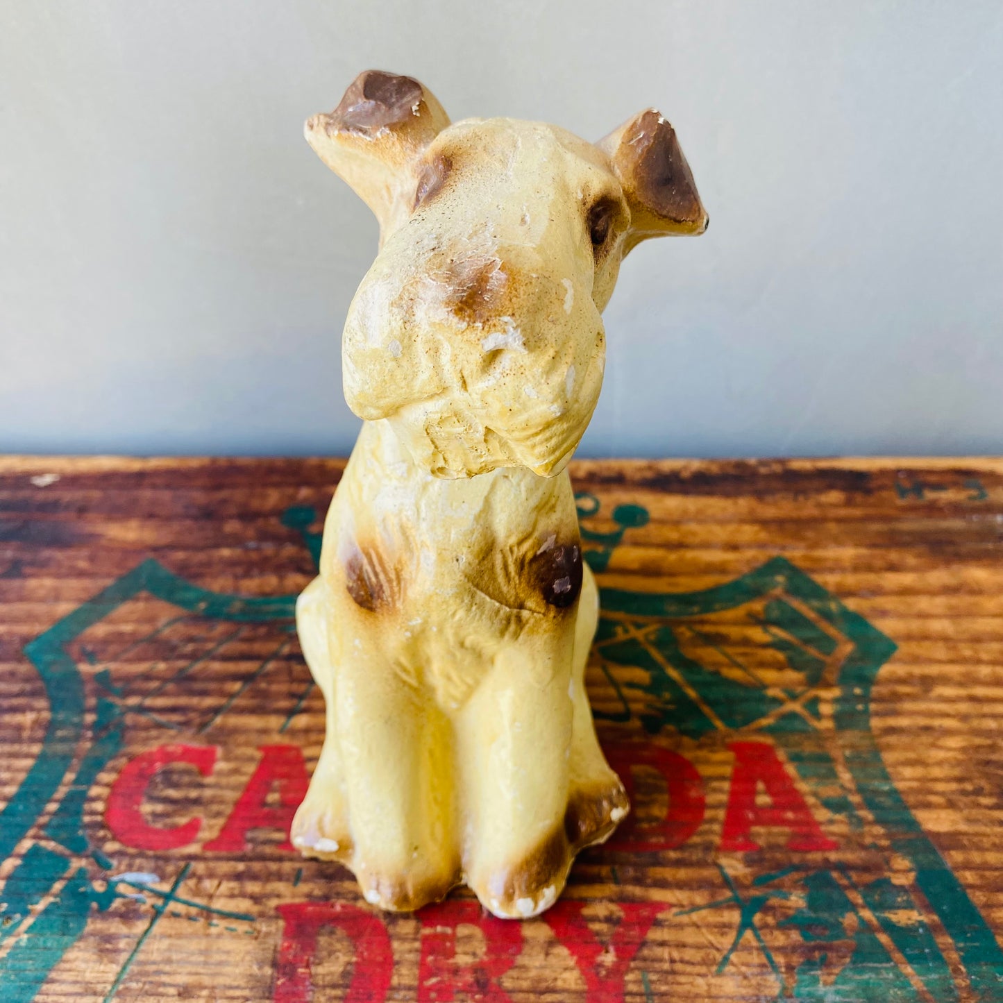 【USA vintage】terrier dog figure