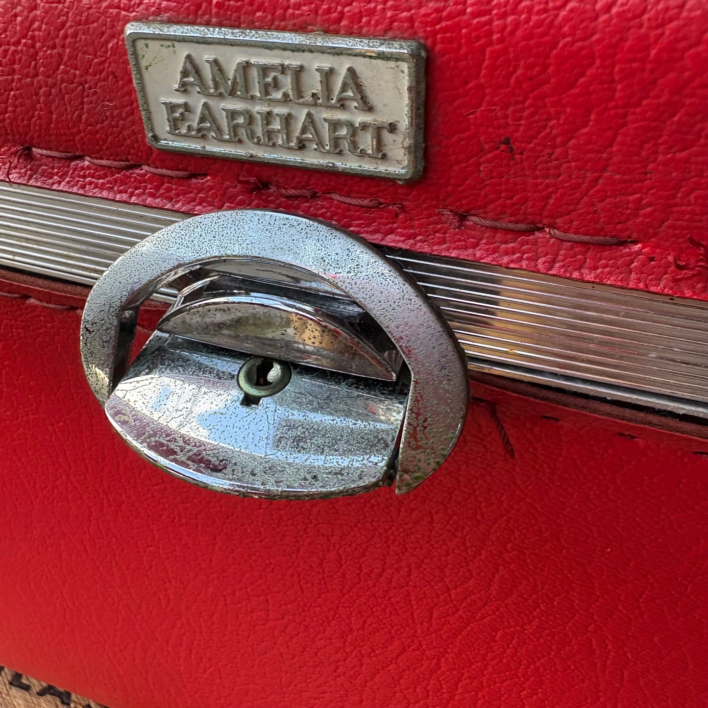 【1960s USA vintage】AMELIA EARHART train case