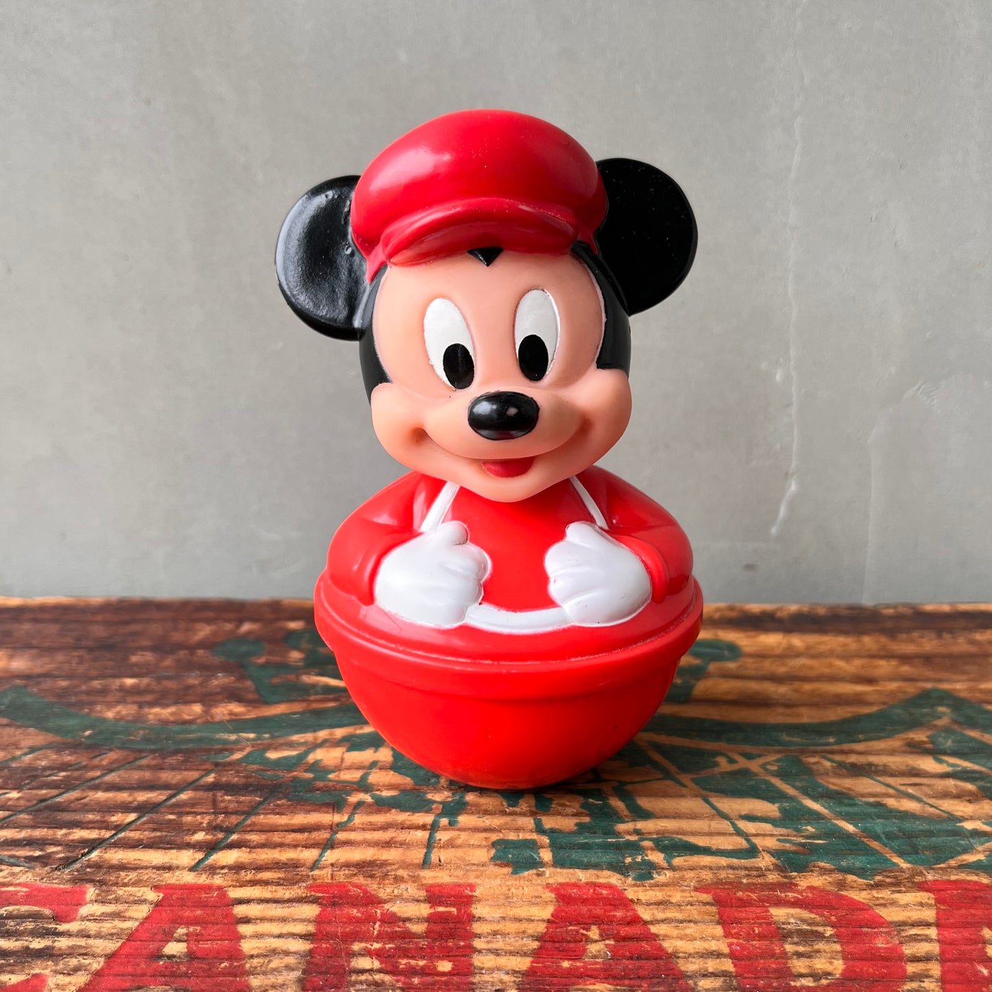 【80's USA vintage】Baby Mickey Mouse Roly Poly