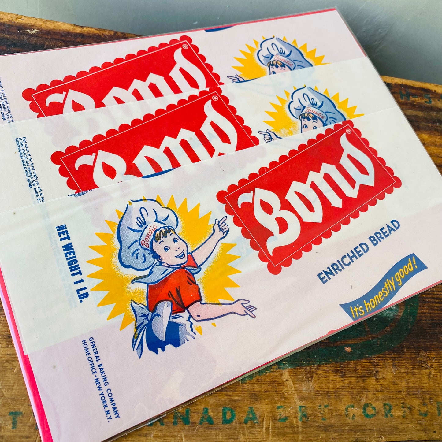 【1930's vintage】Enriched Bread Bond paper