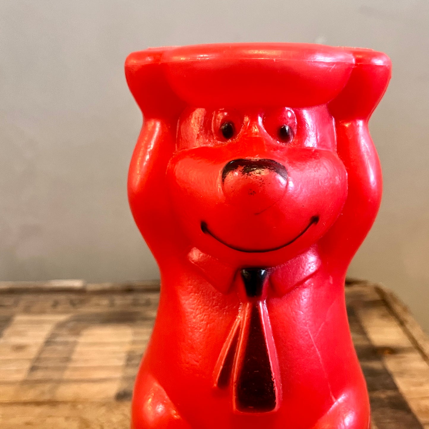 【60s USA vintage】Yogi Bear Bowling Pin （Red）