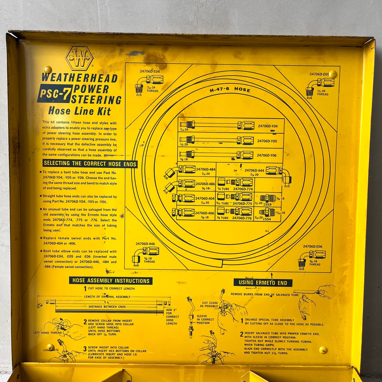 【USA vintage】WEATHERHEAD psc-7  Metal Box