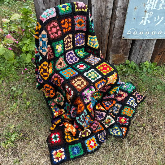 【 USA vintage】granny blanket