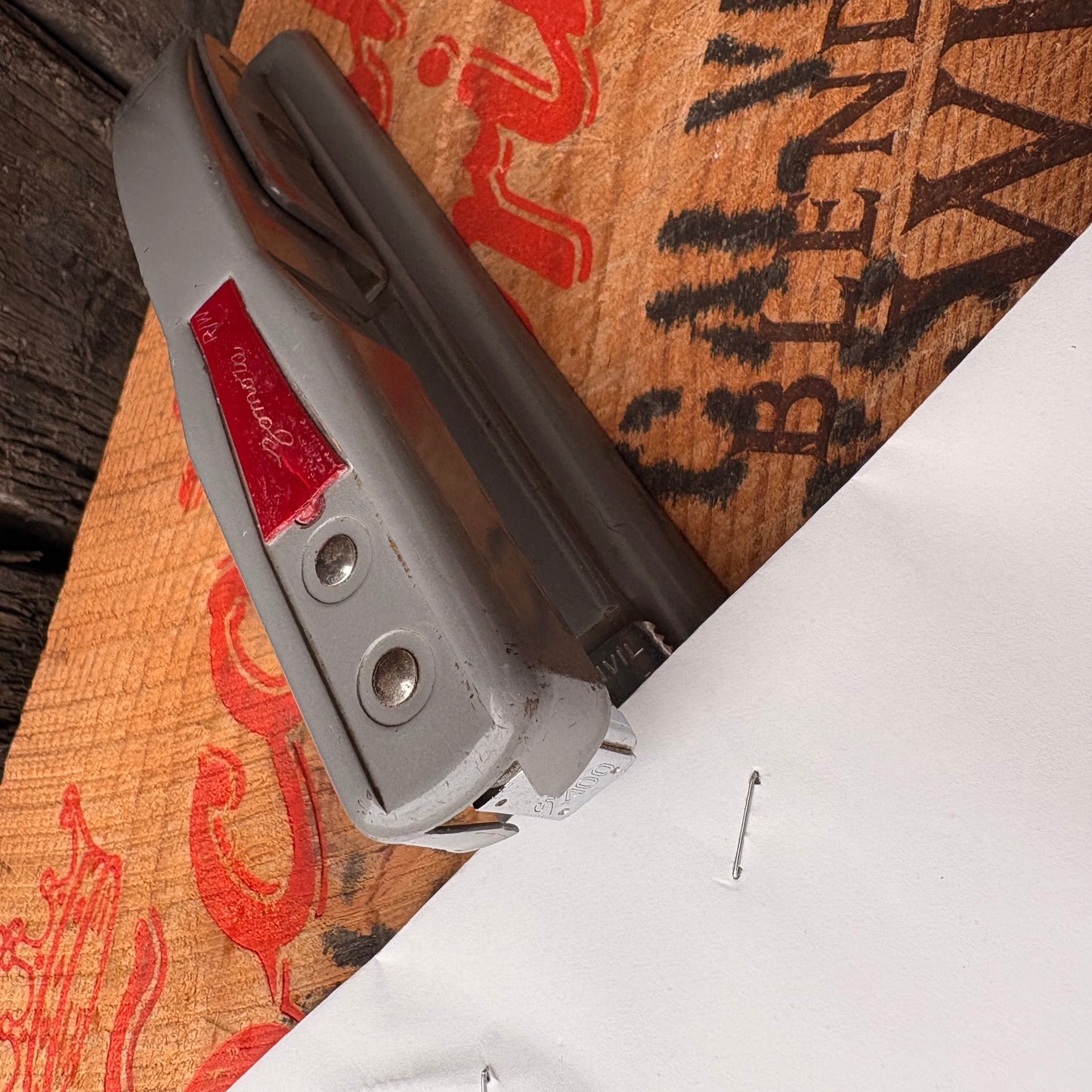 【USA vintage】Swingline Stapler Gray Office Tool